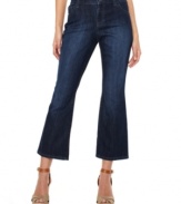 Style&co.'s best-loved jeans get a brand-new look with a cropped, flared leg that's on-trend for spring!