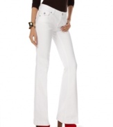 White flares from INC look just right for your getaway! Pair them with a brightly-colored top for extra pop.