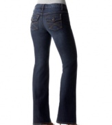 All-American true blues from the master: Tommy Hilfiger's stretch boot-cut Freedom jeans feature a comfortable fit and classic styling.