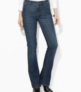 Lauren Jean Co.'s essential pant features a slim, bootcut leg and a hint of stretch for a versatile, modern look.