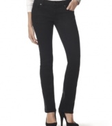 INC's skinnies just got even better! The rich black wash makes them a perfect stand-in for pants or leggings.