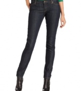 MICHAEL Michael Kors crafts this wardrobe staple (the skinny jean) in a dark wash for a denim look that can go day to night.