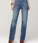 The Easy Rider from Lucky Brand Jeans has a relaxed fit you'll want to wear every day! The perfectly-faded lighter blue wash gives them a little retro appeal.
