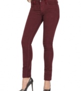 A hot fall trend, these Joe's Jeans skinny corduroy pants are a must-have in a red wine wash!