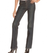 Beyond basic: Calvin Klein's lean, boot cut jeans are made to fit and flatter every curve.