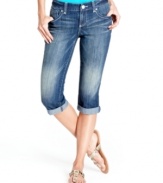 Get spring started right with INC's best-loved skimmer jeans. The cuffed legs gives them a charming, casual look!