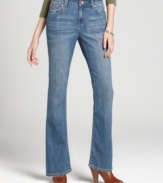 For the most stylish silhouette in denim this season, choose these slim bootcut jeans from DKNY Jeans. Pair them with ankle boots for boho-chic style. (Clearance)
