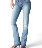 Long and lean, these bootcut jeans from Levi's are instant classics.