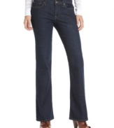 In a classic dark wash, these Lucky Brand Jeans straight-leg jeans are perfect as your denim go-to for everyday style!