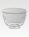 This quintessential centerpiece bowl is stunning within any space, the perfect vessel for any display.Lead-free glassDishwasher safe, gentle cycleFour quart capacityImported