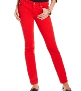 MICHAEL Michael Kors' skinny jeans easily amplify a casual outfit with a bold dose of color.