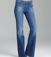 The Leslie Sweet N Low boot cut from Lucky Brand Jeans is super-flattering, with a vintage-inspired look that you'll love.  A must-have color and shape for any closet.