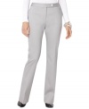 Take these Charter Club trousers to work!  The sleek and slimming silhouette pairs with anything from flowing blouses to structured blazers for a put-together look.