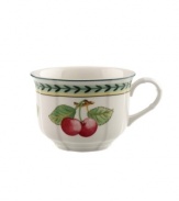 Comprised of four distinctive designs, Villeroy & Boch's French Garden is more than a dinnerware and dishes pattern – it's a chance for you to express your personal taste. This breakfast cup is beautifully designed to mix and match with any French Garden pattern you choose.