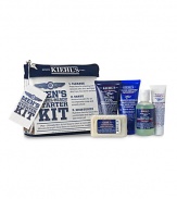 A travel-perfect mix of essentials to keep him clean, energized and moisturized. Kit includes: 2.5 oz. Facial Fuel Energizing Face Wash, 2.5 oz. Ultimate Brushless Shave Cream White Eagle - White Eagle, 2.5 oz. Facial Fuel Moisturizer, 1 oz. Ultimate Strength Hand Salve and 3.2 oz. Ultimate Man Body Scrub Soap.