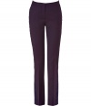 Your workweek just got more chic with these classic straight leg pants from Paul Smith - Flat front, welt pockets, tuxedo-inspired side stripe, single back went pocket, notched back waist, straight leg, slim fit - Wear with a sheer blouse, a bold shoulder blazer, and pumps