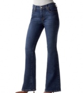 True blues: Levi's 515 boot-cut jeans feature a versatile medium wash in a flattering stretch fit.