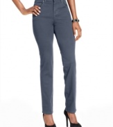 Add some zest to your everyday outfits with colored stretch denim from Style&co., rendered in a fabulous skinny leg!