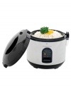 Cook rice to perfection, every time. Wolfgang Puck's 10-cup rice cooker features a nonstick removable pot and automatic keep warm system for effortless, consistently delicious results. Also prepares pasta, risotto, jambalaya and other favorite dishes with ease.