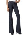 Lucky Brand Jeans refreshes vintage-inspired denim with a dark, clean wash and a crisp flared leg.
