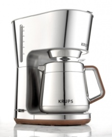 The house blend never looked better. All the polish and sophistication of a gourmet cafe, this stunning coffee maker brings the best brew into your home. 1-year warranty. Model KT600.
