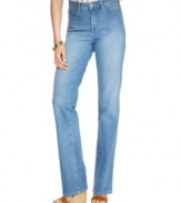 Not Your Daughter's Jeans' Marilyn fit offers a slimming silhouette in a casual, everyday wash. This pair makes a great addition to your denim repertoire.