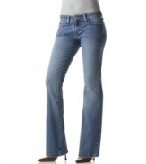 Broken in to perfection, the Levi's 545 bootcut jeans automatically look like your favorite pair!