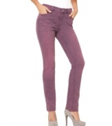 Channel your inner rocker with these cool, tinted jeans in an of-the-moment faded wash from DKNY Jeans!