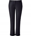 Sophisticated granite low-rise cuffed pant - These ultra-chic pants are a wardrobe must-have - Slim tailored fit and stylish cropped style - Wear with a cashmere pullover and black pumps for everyday glam - Style with a t-shirt, blazer, and wedge heels