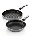 Need a little health? Weight Watchers is to the rescue with a smart grill and skillet set. Aluminum cores, Easy Glide Action nonstick finishes, ergonomic handles and more make this set a convenient, versatile and healthy addition to any kitchen. Lifetime warranty.