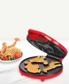 Conquer the crowds at your big top with sure-to-entertain circus-shaped waffles, a delicious addition to any early morning Giraffes, monkeys and elephants come to life in this easy-to-use Belgian waffle maker. 1-year warranty. Model 13549.