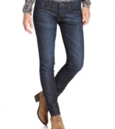 In a classic dark wash, these Lucky Brand Jeans straight-leg jeans are your go-to denim staple!