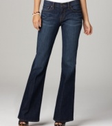 Saved by the bell? You bet, in Lucky Brand Jeans' vintage-inspired Sweet N Flare pair!