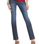 In a classic straight cut and medium wash, these Lucky Brand Jeans Charlie jeans are the perfect go-to denim staple!