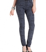 Rev up your wardrobe with snakeskin-print denim from Style&co. Jeans.